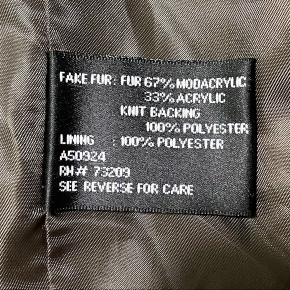 Dennis Basso Denim Jacket Faux Fur Trim with Removeable Faux Mink Vest - Picture 14 of 14